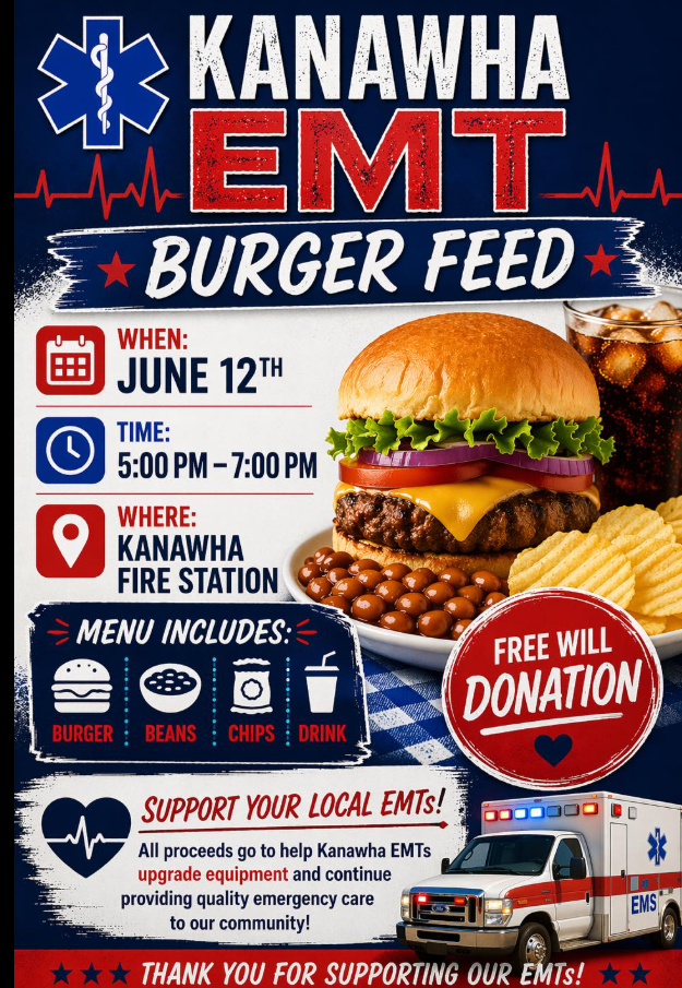 EMT Burger Feed Flyer
